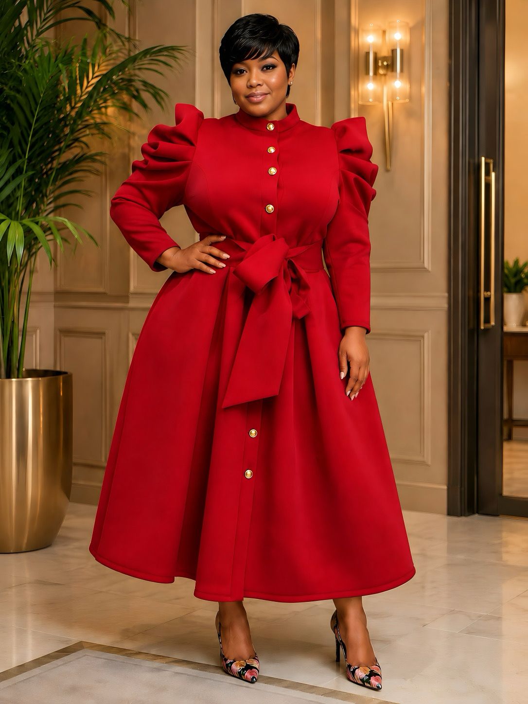 Red Stellar Nutcracker Dress