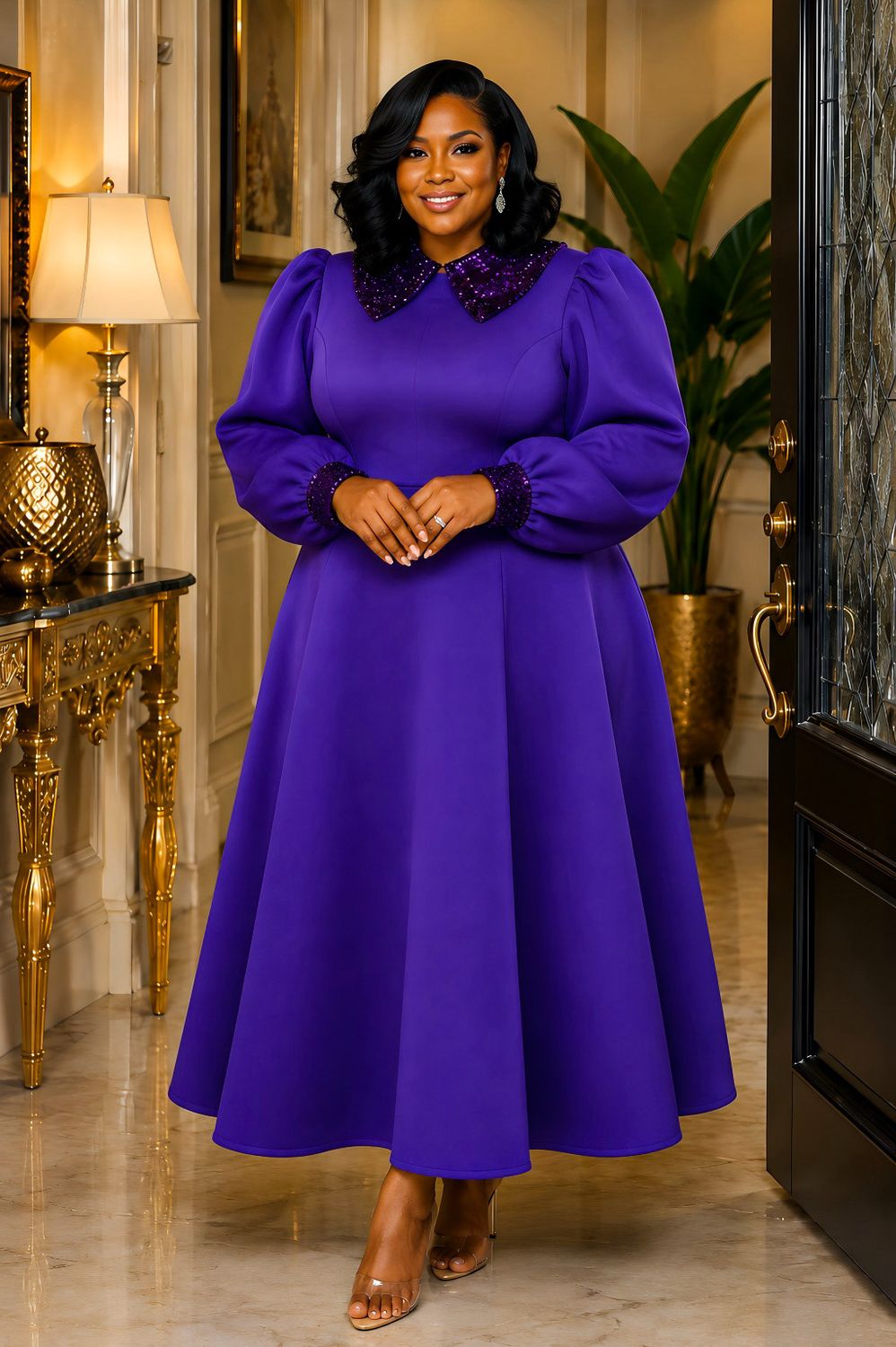 Violet Destiny Sequin Dress