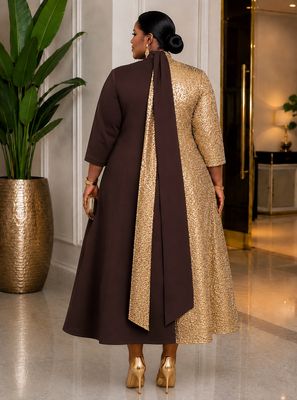 Golden Galaxy Schall Dress