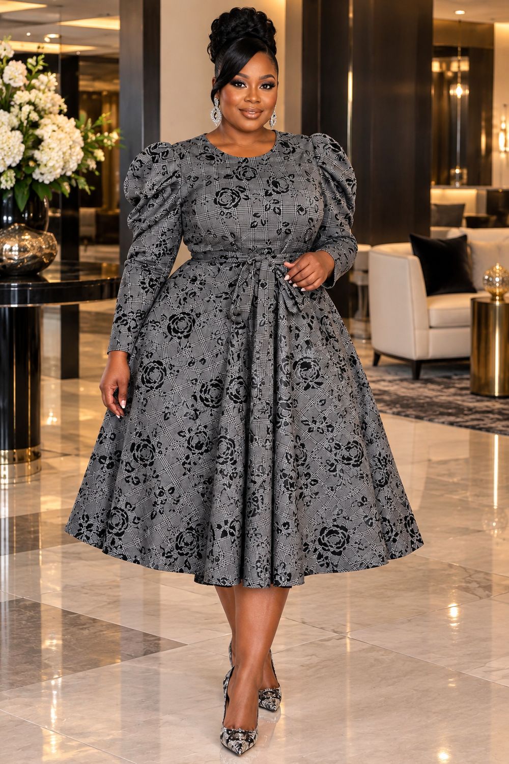 Silver Belle Lux Dress