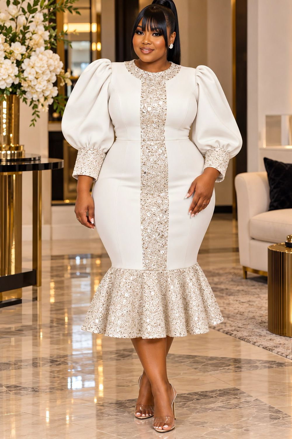 Ivory Royal Matron Dress