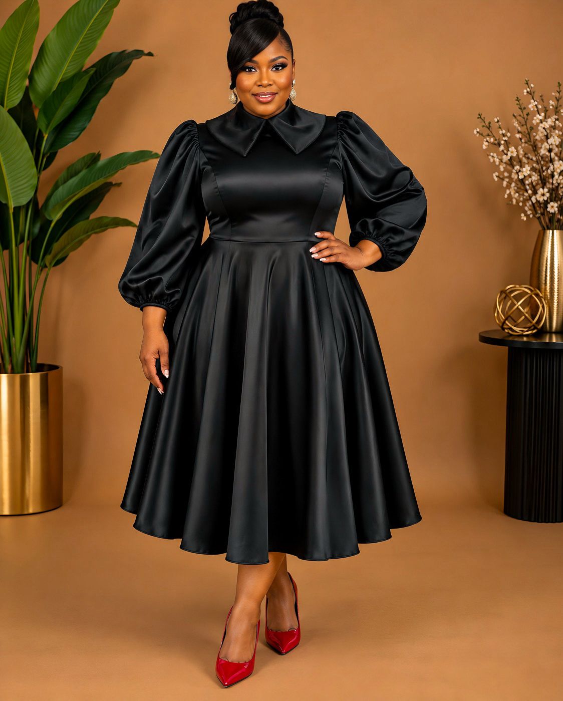 Night Fantasy Swing Dress