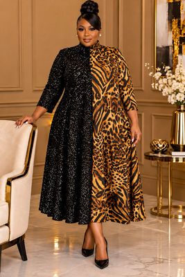 Untamed Majesty Sequin Dress
