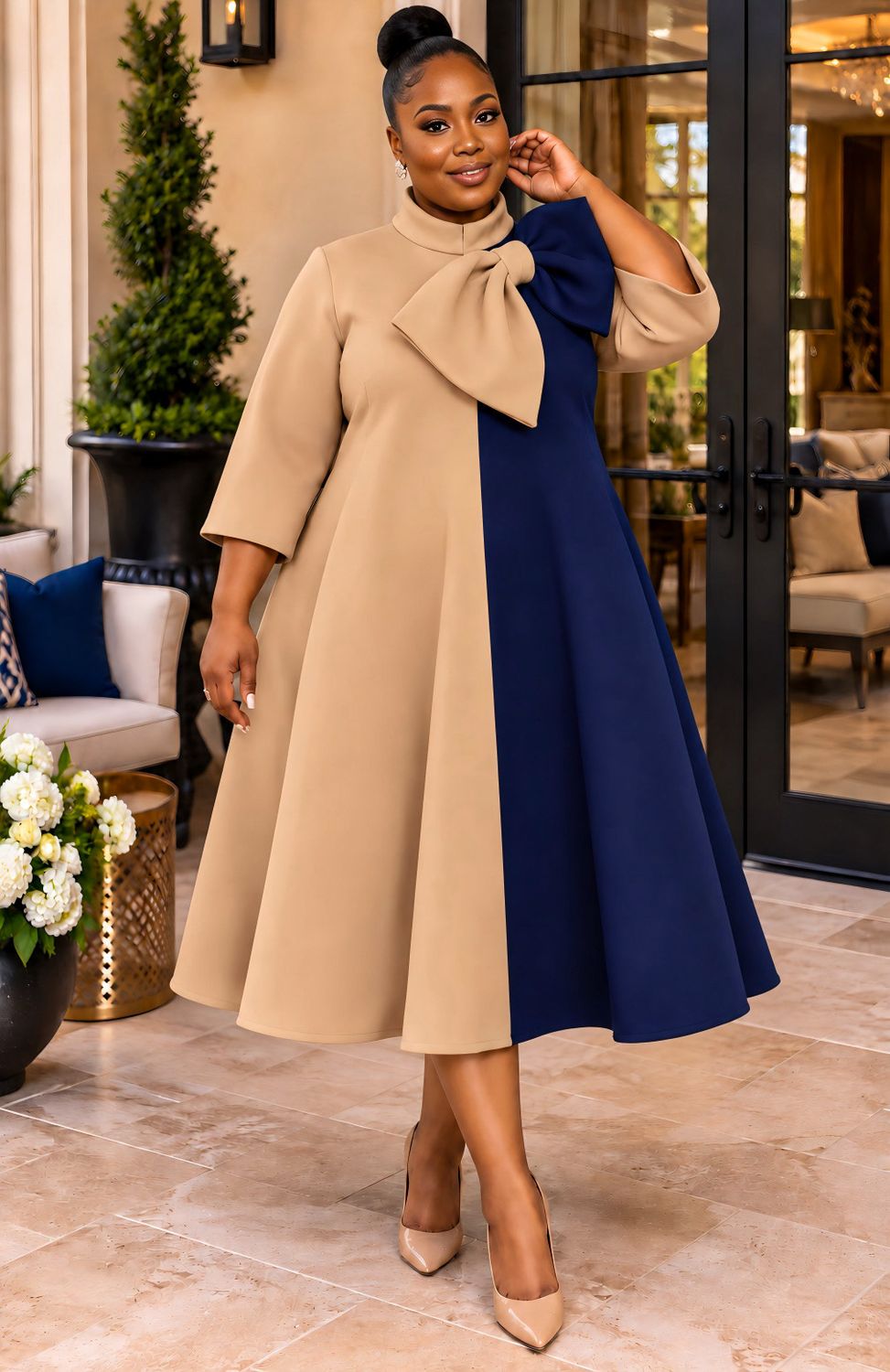 Presidential Iconic Bow Dress