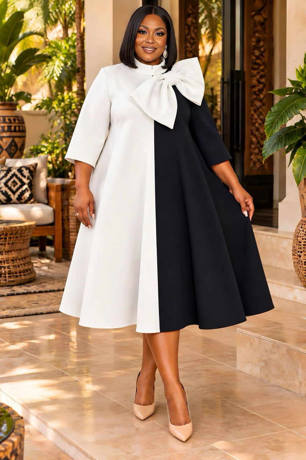 Classic Iconic Bow Dress