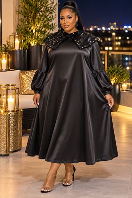 Night Distinction Sequin Dress