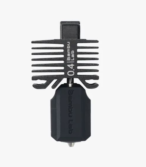 Hotend with hardened steel nozzle-0.4 mm (X1C,P1S,P1P)