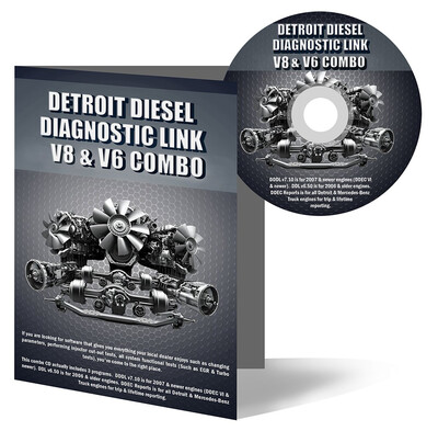 Detroit Diesel Diagnostic Link v8.X & v6.X Combo Standard License - 12 Month License