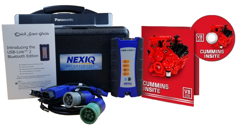 Cummins Insite Engine Diagnostic Software Lite with NexIQ Panasonic Toughbook Dealer Package