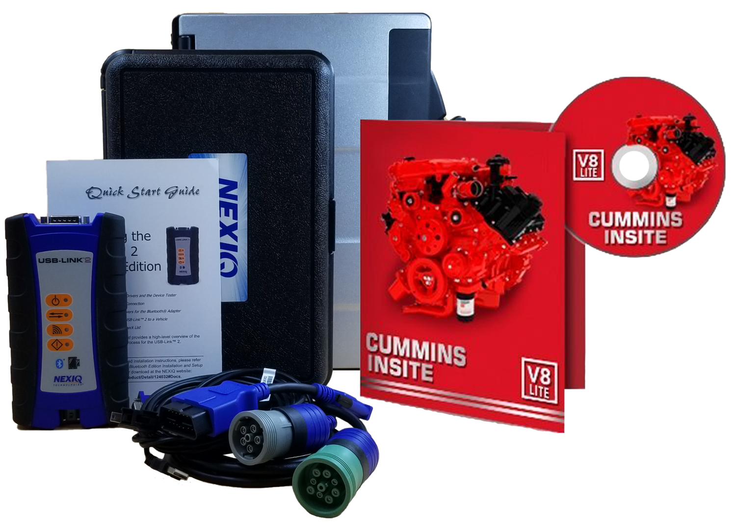 Cummins Insite Engine Diagnostic Software Pro with NexIQ Panasonic Toughbook Dealer Package