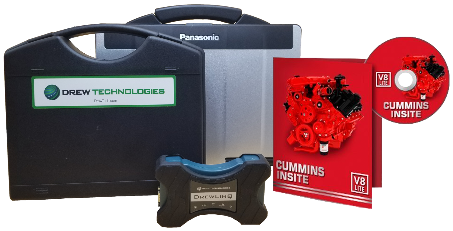 Cummins Insite Engine Diagnostic Software Pro with Drewlinq Panasonic Toughbook Dealer Package