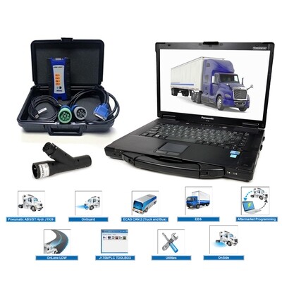 Oem Diagnostics Diesel ABS Software Nexiq Toughbook Bundle WABCO TOOLBOX PLUS Haldex Bendix ACOM Wabash