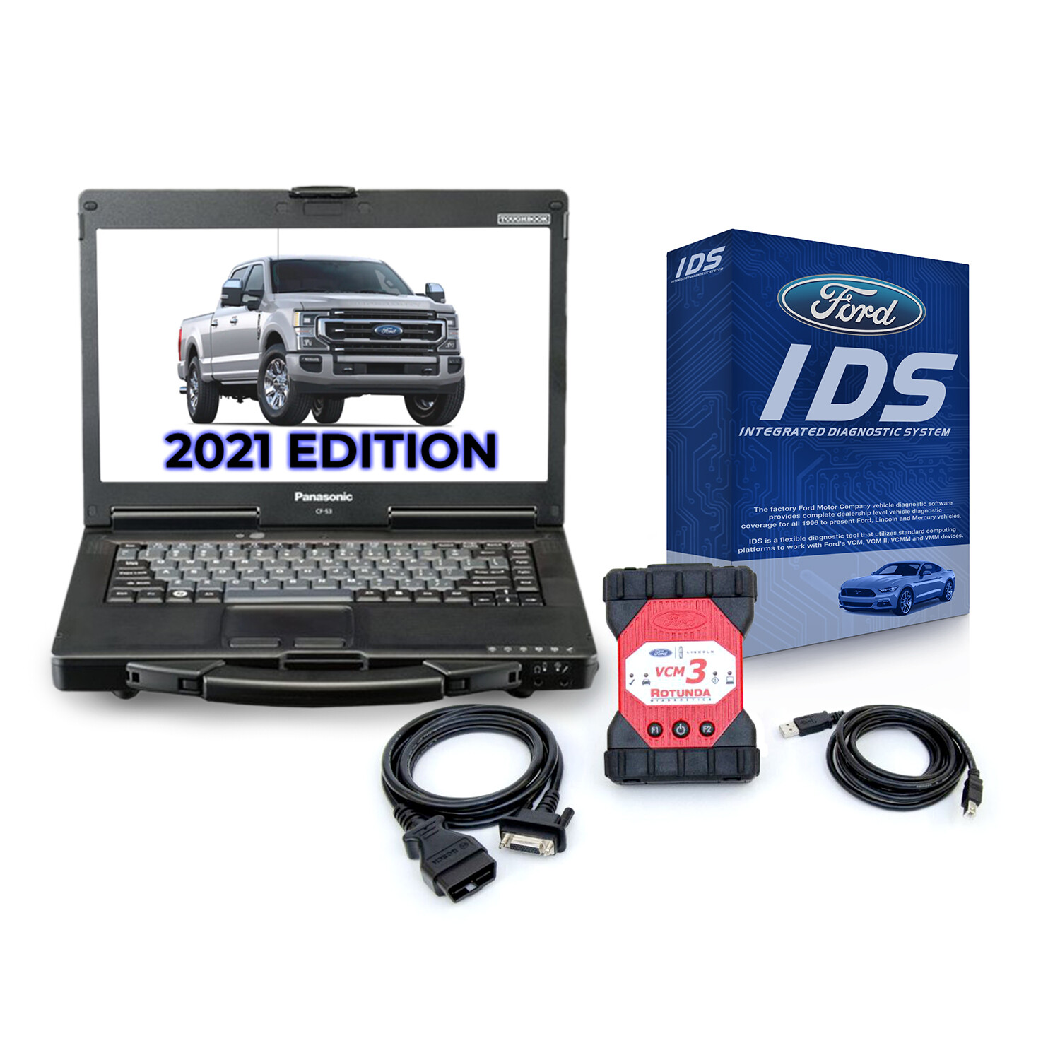 Ford IDS Software, Full Annual Subscription with VCM 3 Ford Tool with Toughbook Dealer Package