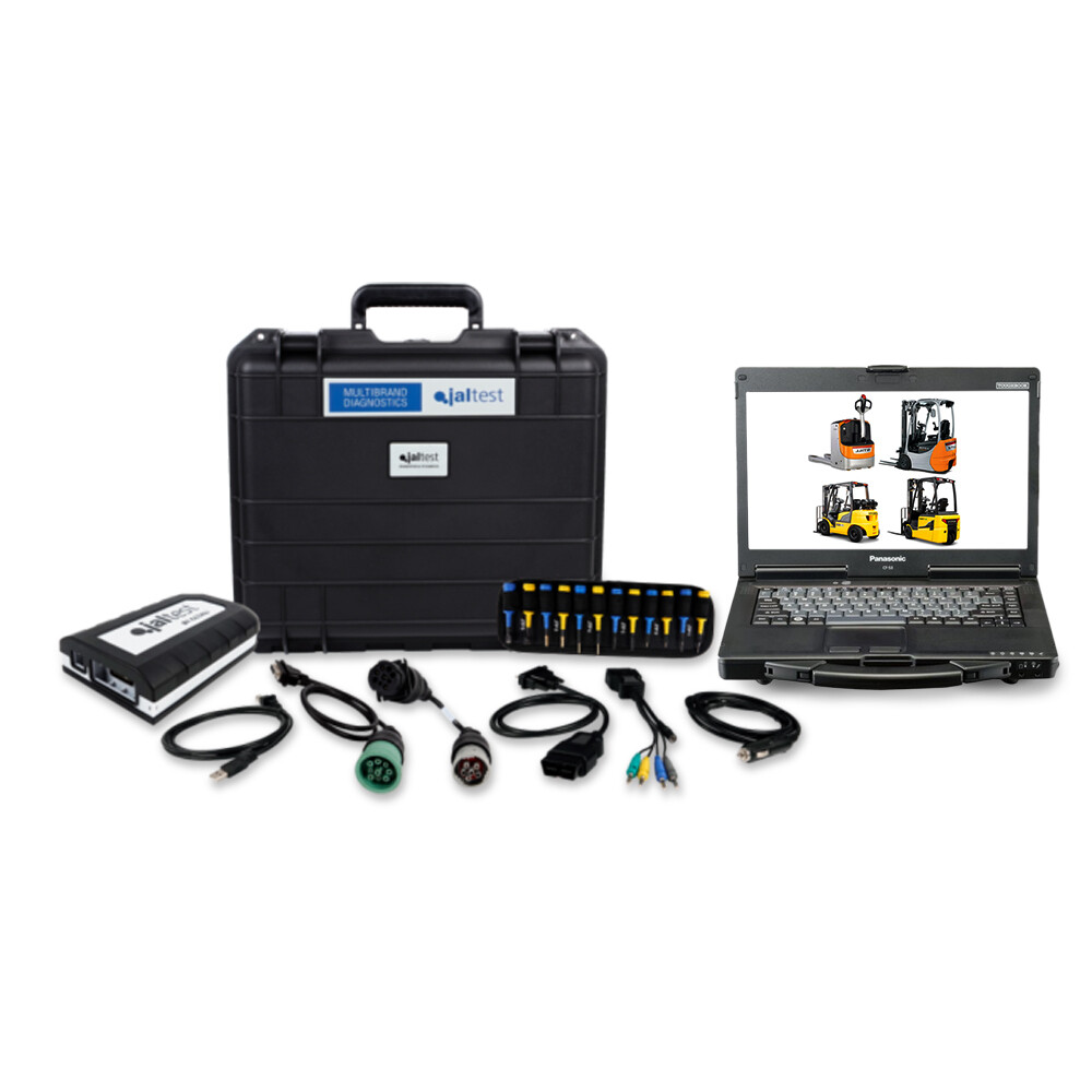 70001049 - Cojali Jaltest Material Handling Equipment (MHE) Diagnostic Kit w/Panasonic Toughbook