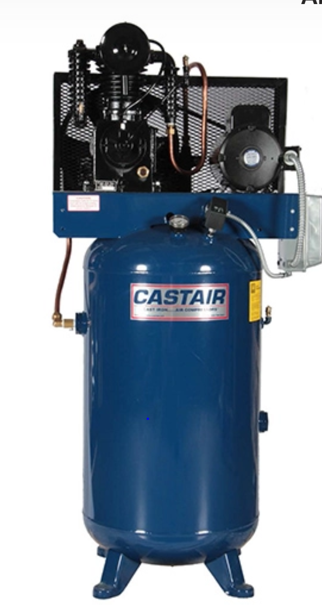 Castair 7.5HP Garage Air Compressor 2 Stage Commercial Quincy Grainger Ingersoll