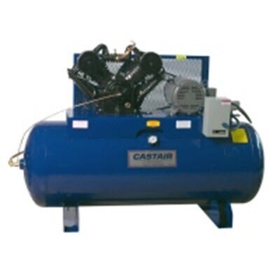 Castair 7.5HP Garage Air Compressor 2 Stage Commerical Grainger Dewalt Quincy Ingersoll