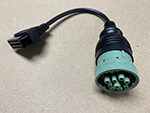 Isuzu Heavy Duty (16 pin to 9 pin) Adapter Cable