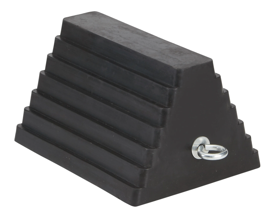 Double-Sided Pyramid Wheel Chock - All Rubber