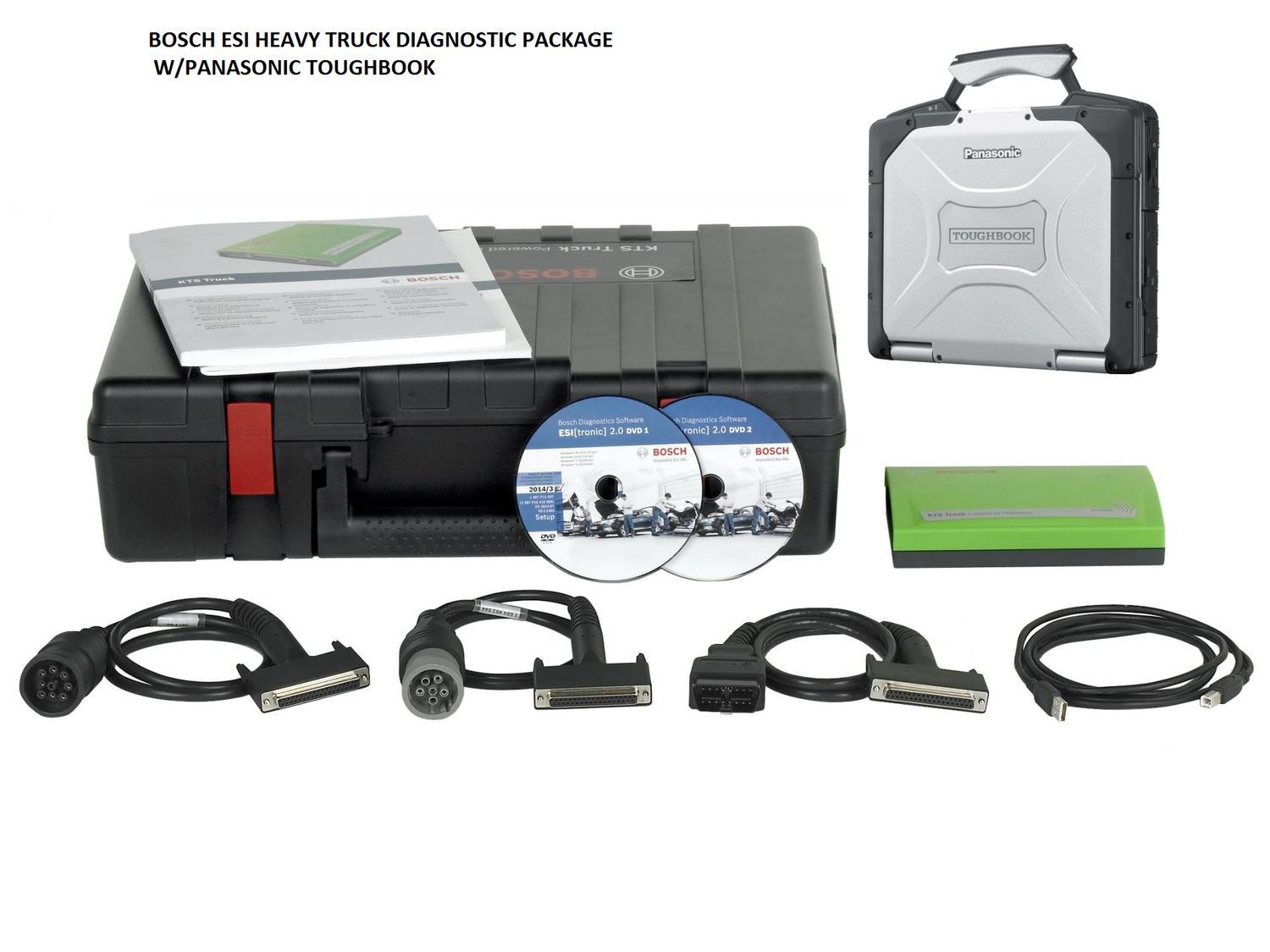 Bosch ESI Truck Scanner Diagnostic Tool with Laptop