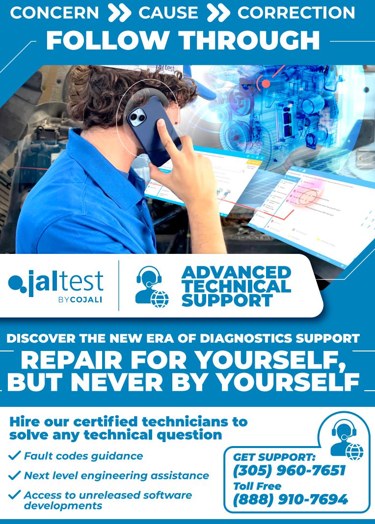 JALTEST ADVANCED TECHNICAL SUPPORT LEVEL 2 - 70801005 JALTEST ADVANCED TECHNICAL SUPPORT LEVEL 2 - 70801005