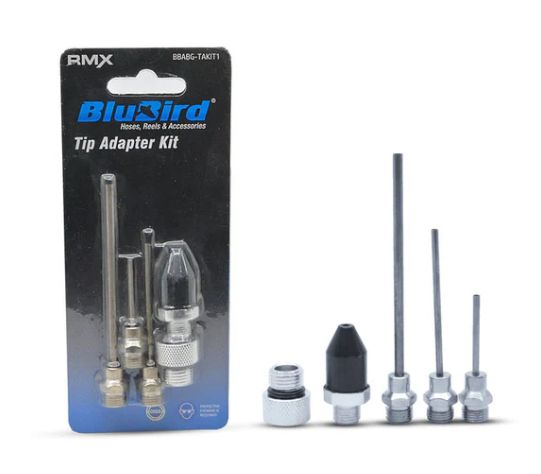 BluBird Next-Gen Air Blow Gun 5 Pc Tip Adaptor Kit