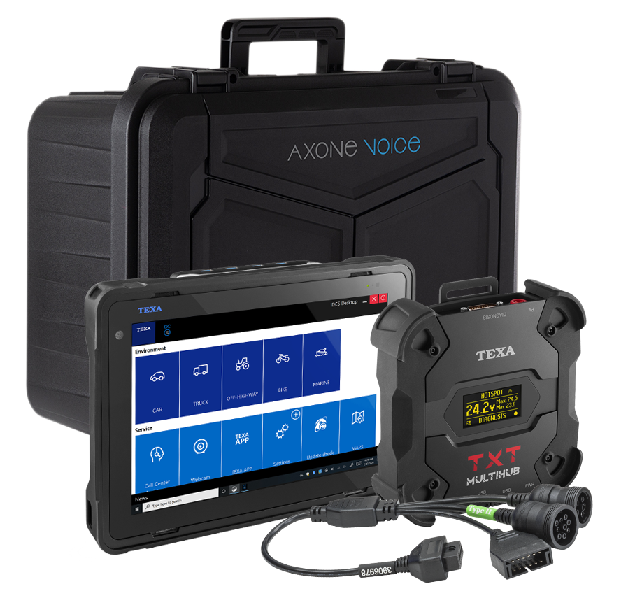 TEXA AXONE Voice Tablet Truck Diagnostic Package