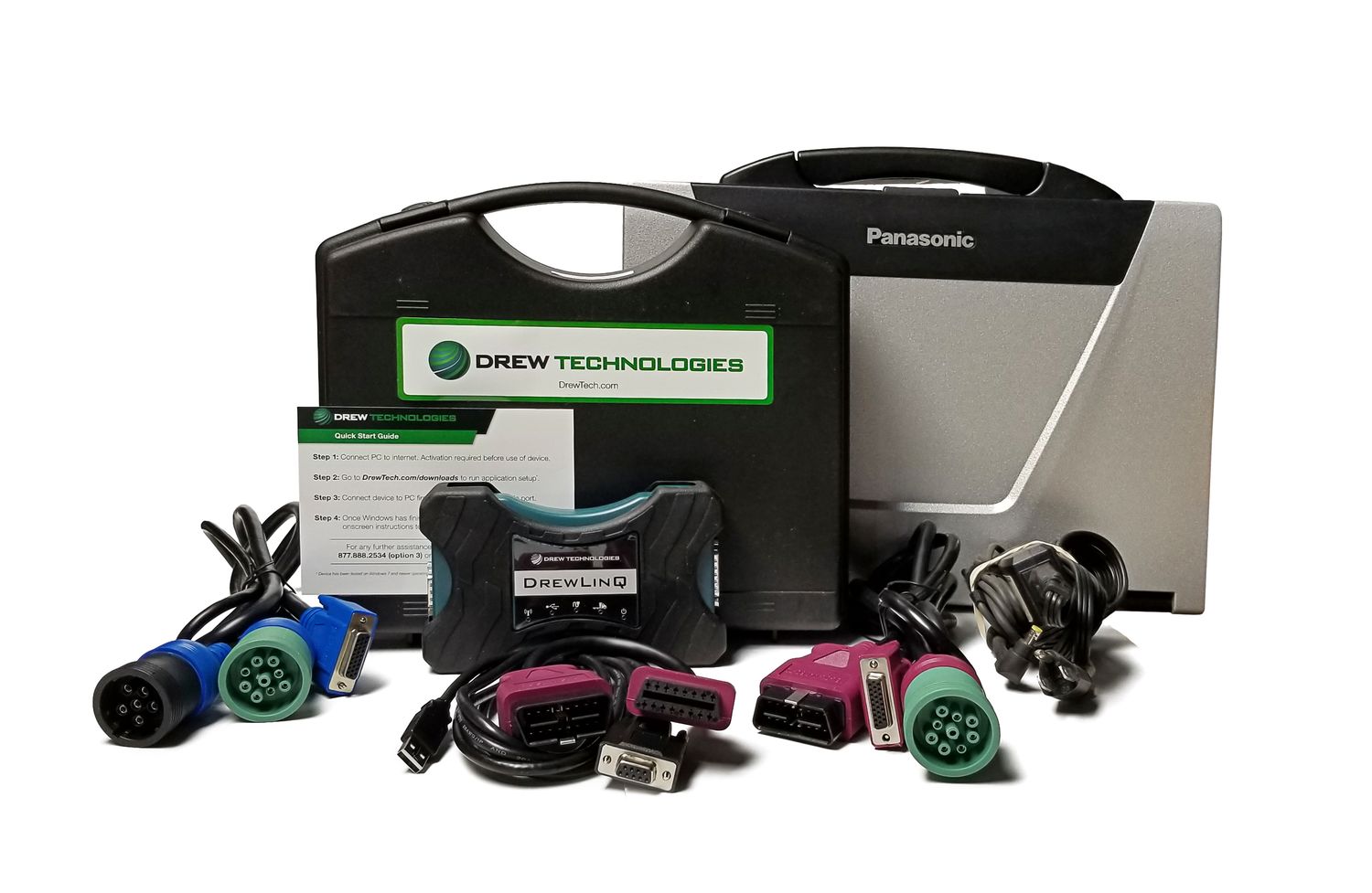 Navistar with Drewlinq Diesel Diagnostic Laptop