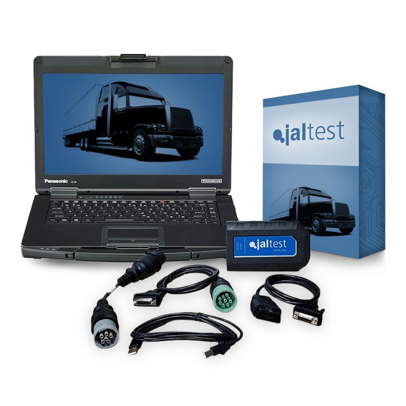 Universal Diesel Jaltest Heavy Truck  Diagnostic Toughbook Laptop Kit