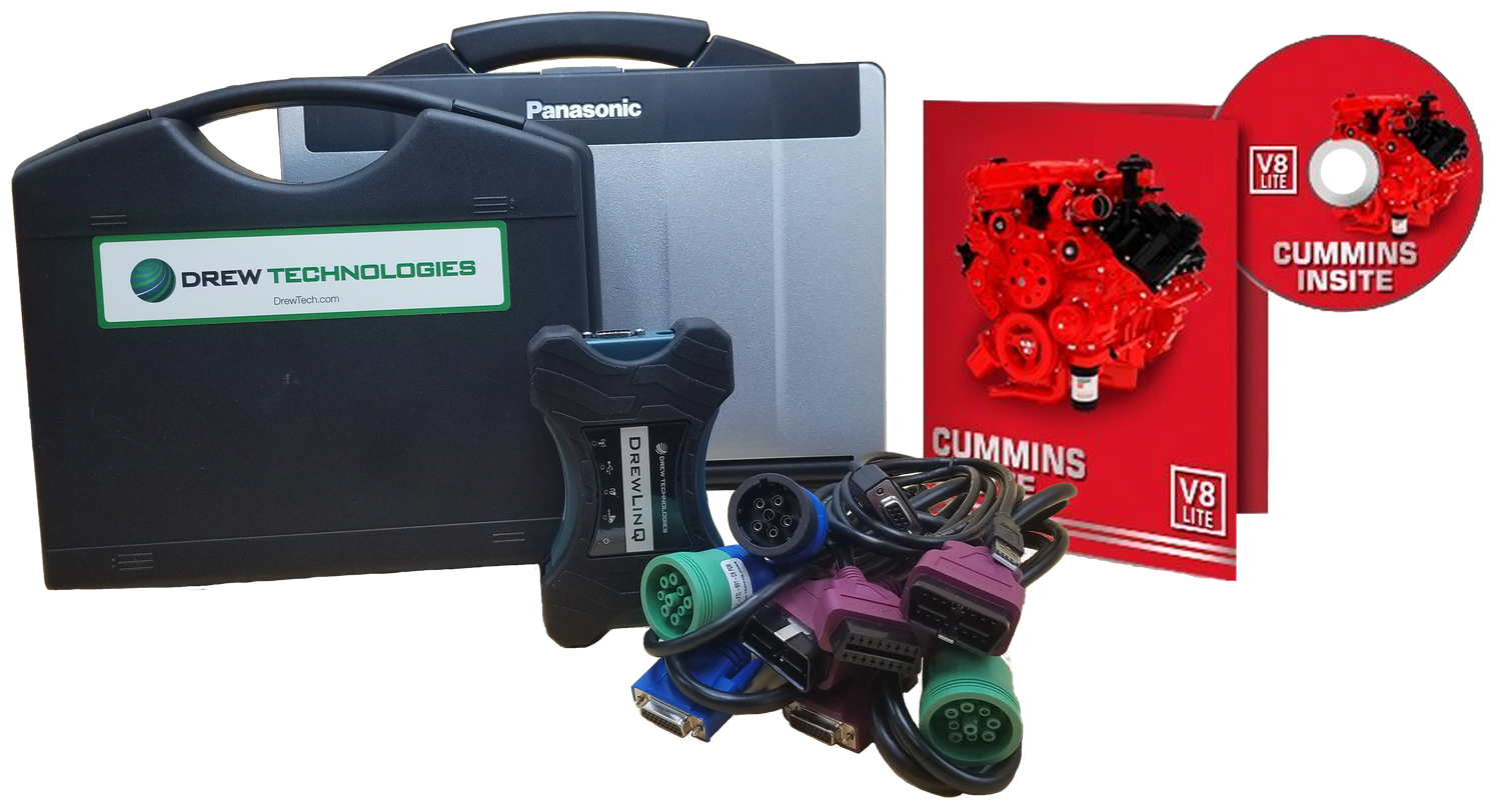 Cummins Insite Engine Diagnostic Software Lite with Drewlinq Panasonic Toughbook Dealer Package
