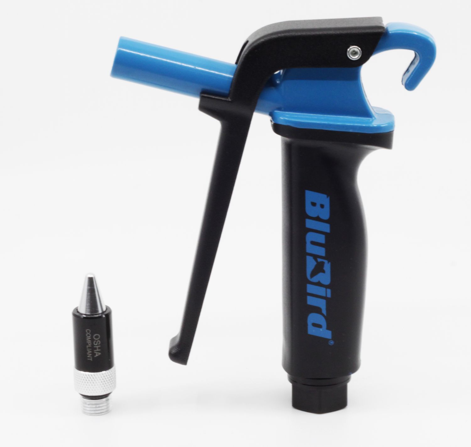 BluBird HF1 Blow Gun with Hush Tech Nozzle BluBird HF1 Blow Gun with Hush Tech Nozzle