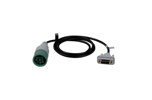 JDC227.9 - Cojali Jaltest Deutsch 9-Pin (SAE 1939) Type 2 Green (V9) Diagnostics Cable, RP1210 JDC227.9 - Cojali Jaltest Deutsch 9-Pin (SAE 1939) Type 2 Green (V9) Diagnostics Cable, RP1210