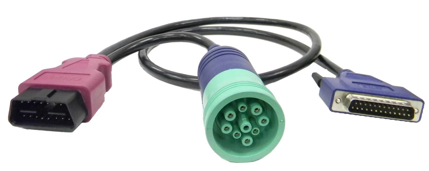 DPA 5, Pro or XL Cable with 9 Pin and OBD II Connection