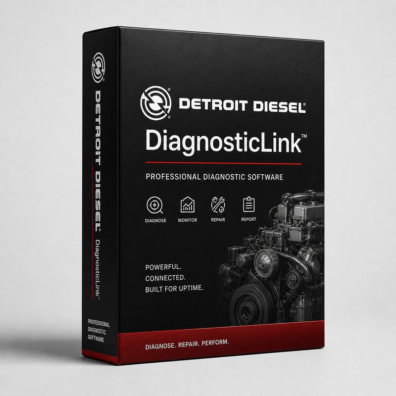 Detroit Diesel Diagnostic Link v8 & v6 Combo Standard License with NexIQ Scanner and Toughbook Dealer Package