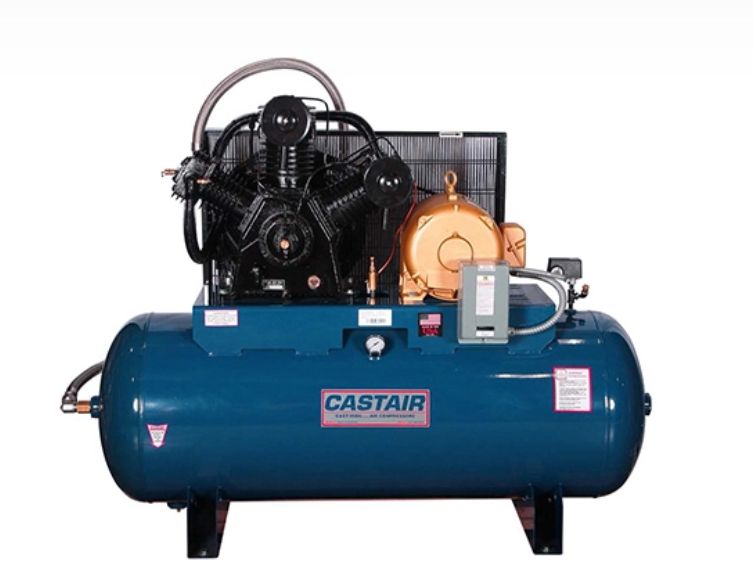 Castair 15HP Industrial Garage Air Compressor 2 Stage, 50.2 CFM 120Gal Ingersoll Rand Grainger Castair 15HP Industrial Garage Air Compressor 2 Stage, 50.2 CFM 120Gal Ingersoll Rand Grainger