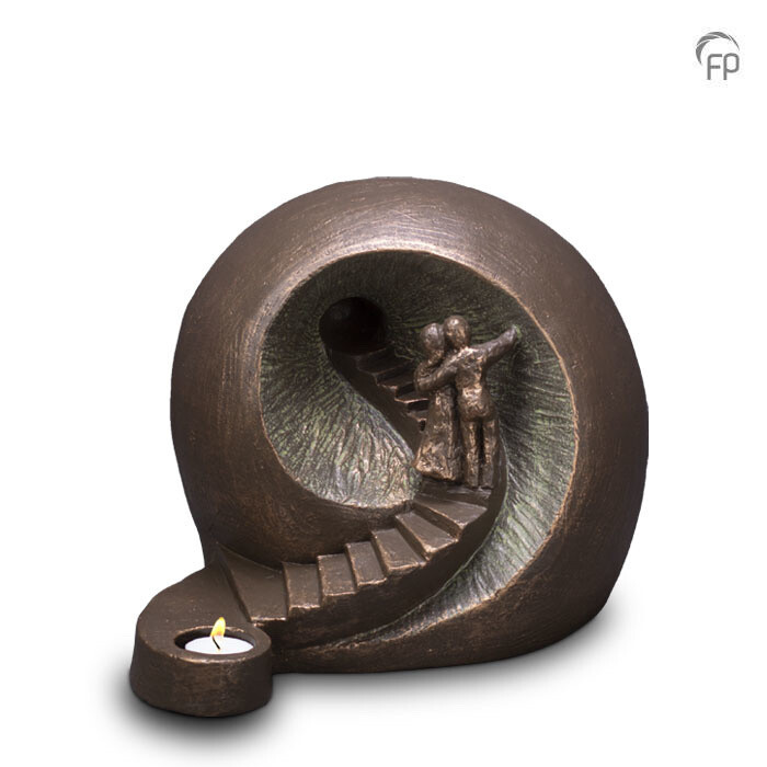 Duo urn Naar het licht waxine Duo urn Naar het licht waxine