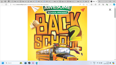 Back to school disco