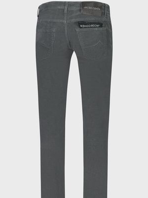 Nick Slim Baby Rib Jeans  - Grey
