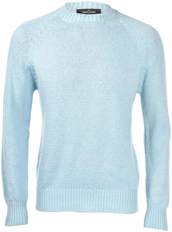 Crewneck trui lichtblauw 23136/17402