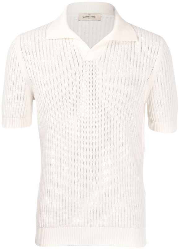Tennis Polo Knitted Wit 23139/18048