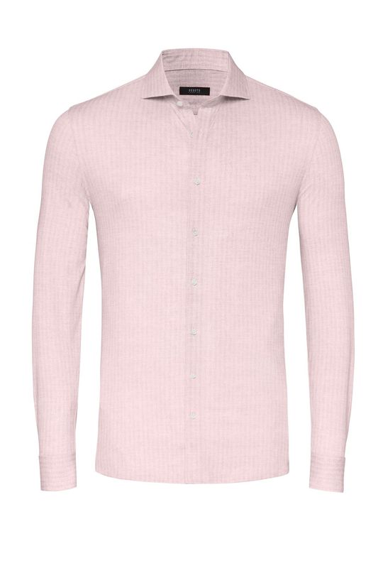 Shirt Herringbone Zand 82108-30