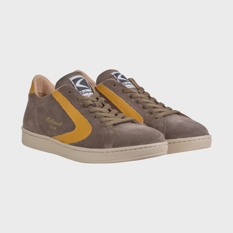 Sneaker {Taupe Geel suéde} 2340 VT2064M TOURNAMENT SUEDE DODO SENAPE