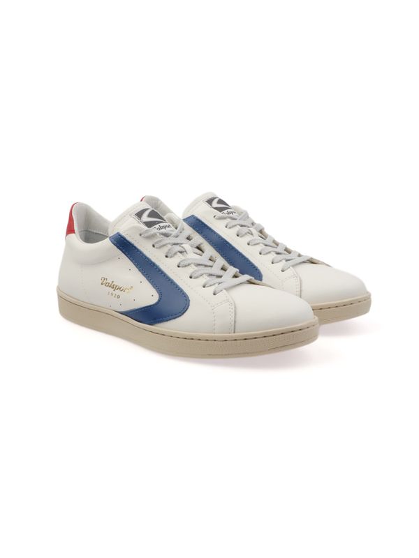 Sneaker {Wit/Blauw/Rood} 2220 TOURNAMENT-MIX NAPPA VT1184M