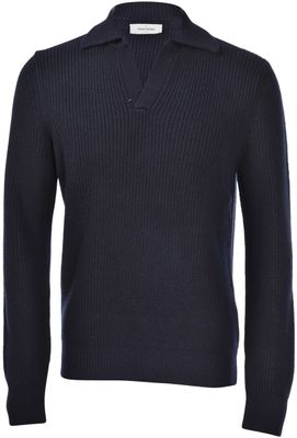 Buttonless Polo/Trui Navy