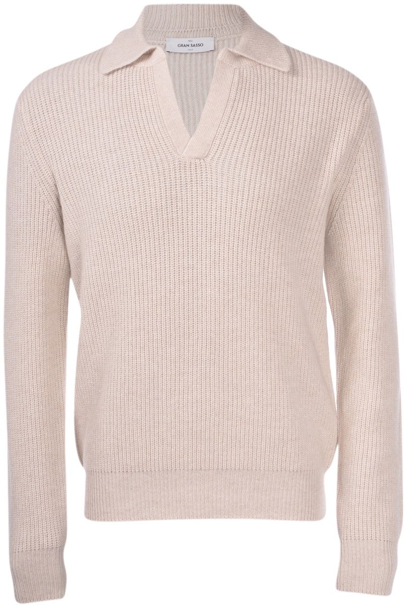 Buttonless Polo/Trui L.Beige