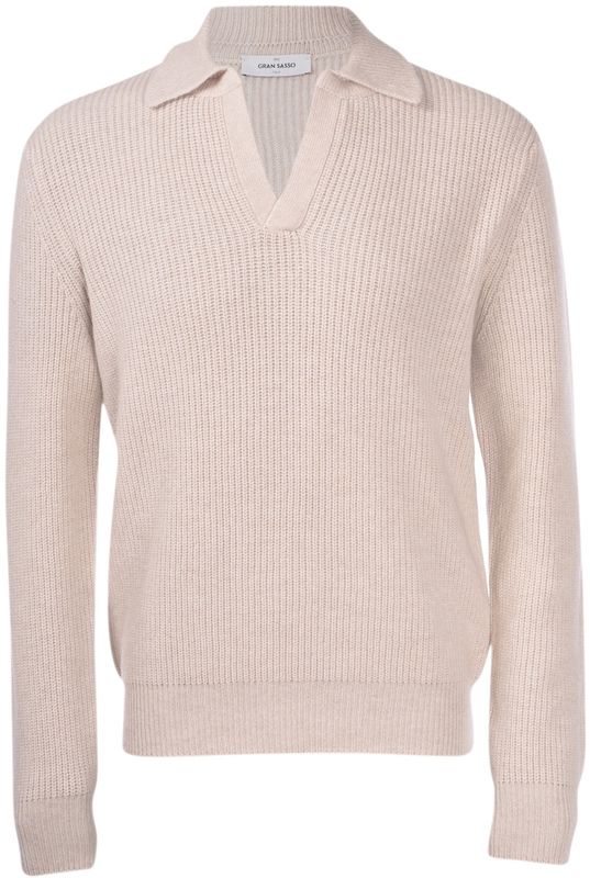 Buttonless Polo/Trui L.Beige