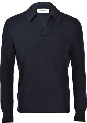 Buttonless Polo/Trui Navy Col. 598