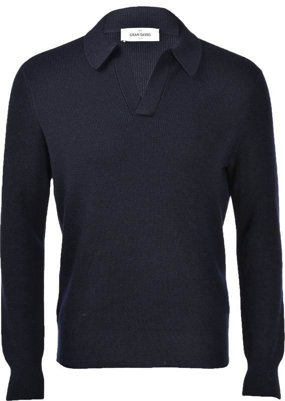 Buttonless Polo/Trui Navy Col. 598