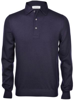 Knitted Polo Navy
