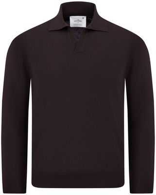 Buttonless Polo/Trui D.Bruin