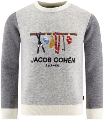 Après-Ski Crewneck Grey melange Alpacawol JUR_SG012 - 001